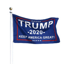 3ft By 5ft Custom Blank White Sublimation textile pennant custom trump flag