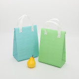 custom ultrasonic non woven tote package warmer heat  thermo carry thermal insulated shopping bag cooler delivery bag for  food