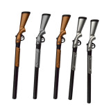 Promotional cool cartoon gun shape metal weapon ball pen