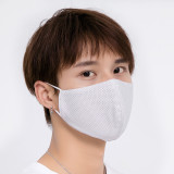 Reusable silicone anti fog reusable lip language microphone full cover plastic shield permanent transparent face mask