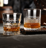 Creative Engraved wine glass Drinkware whisky glass whiskey drinking glasses