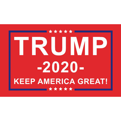 Wholesale colorful printed trump flags 3x5 outdoor double sided