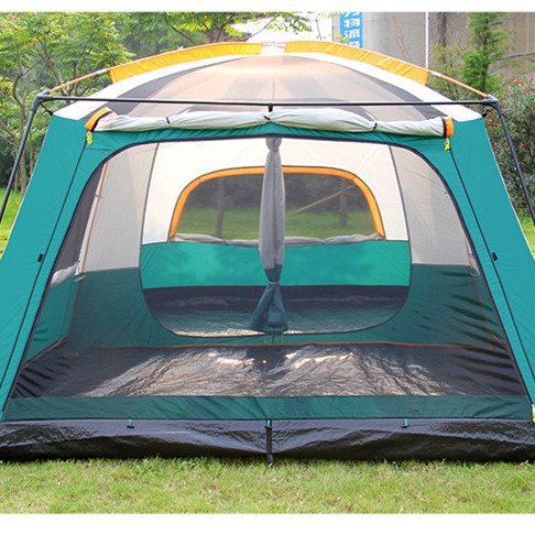 European 8 Persons Large Luxury Wind Resistant Family Carpas de Camping Tent