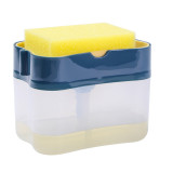 2in1 Countertop Soap Pump Dispenser Caddy Soap Dispenser and Sponge Holder