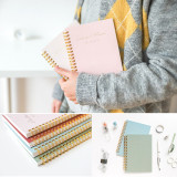 Wholesale Cheap B6 School Student Diary Agenda Custom Design Spiral Notebook Journal