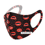 Adult mask for adult snorkel personalised print cotton fabric design face mouth sports dust breath mask custom fashion print