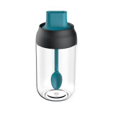 Multi-function 250ML Kitchen Spoon Cover Honey Jar Container Seasoning Bottle Oil Bottle