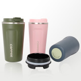 510ML Stain Steel Auto  Coffee Mug Insulated Thermos Vacuum Water Tumbler With Leak-Proof