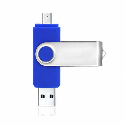 Mobile Phone Alumuniun Swivel Portable OTG USB Flash Drive 4GB 8GB 16GB for promotion