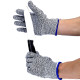 Protective cut resistant keywords knitted anticut antislip gloves anti cut