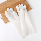 Cpe tpe oven mitts grilling cook heat resistant rubber box by pe waterproof dishwashing glove kitchen silicone cleaning