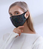 Ninja luxury multi color stone breathable halloween non woven nova disposable invisible fashion print face mask
