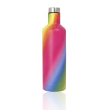 500ml Colorful Laser Mugs Portable Electroplated Narrow Mouse Double Wall Stainless Steel Vacuum Flask Milk Bottle