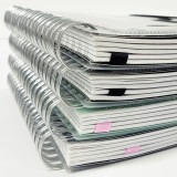 Wholesale Spiral Diary Colorful Elastic Printed Pages Personal Planner
