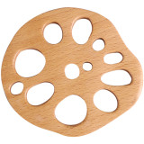 Japan Style Heat Insulation Decorative Mug Ceramic Cup Mat Wooden Coasters For Drinks