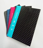 High Quality  A5  Cardboard Hardcover Address Wireo Notebook