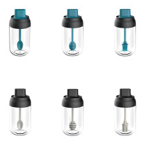 Multi-function 250ML Kitchen Spoon Cover Honey Jar Container Seasoning Bottle Oil Bottle