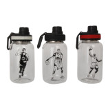 High Quality BPA Free Portable Personalized Glass Water Tumbler Shaker Water Bottle For sports