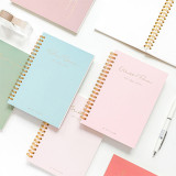 Wholesale Cheap B6 School Student Diary Agenda Custom Design Spiral Notebook Journal