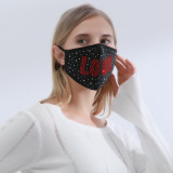 fashionable custom reusable plastic transparent clear disposable dust windproof ear loop mouth washable breathable mesh facemask