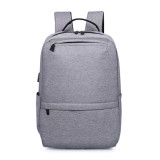 Trendy Waterproof Large Capacity College Business Travel Laptop Backpack With USB Charger