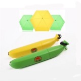Mini Pocket White 5 Fold Umbrella Portable Small Custom Waterproof Fruit  Bumbershoot Banana Carrot Shaped Fruit  Umbrella