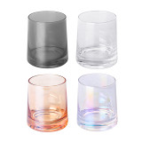 Spraying Color Glass Tumbler whisky  wine glass cup drinking water storage glass cup