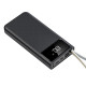 Hot selling oem mini power banks 20000mAh with led light mobile power bank