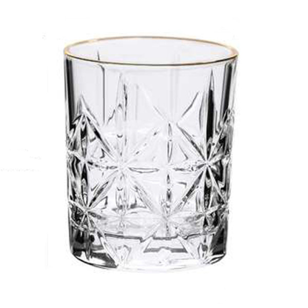 Creative carved mccarron whisky glass brandy glass Ginza whisky glass for bar