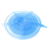 Food Grade Reusable Silicone Lids Food Cover Saving Container Stretch Lid Sets Bowl Flexible