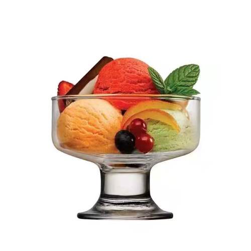 Wholesale high-foot, thick-soled ice cream glass juice glass cup bar bartending vessel cocktail glass