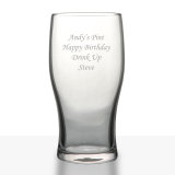 wholesale tulip pint beer glass for anniversary gift hotel use imperial pint glass for party