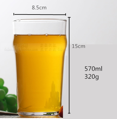 amazon hot sell 20oz nonic pint beer glass manufacture