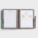 Custom Spiral Hardcover undated Women Life Plan Record Goals Tracker Daily Monthly Planner