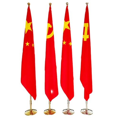 Professional Factory Removable indoor decoration telescoping flag pole