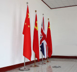 Custom design logo factory price removable indoor flag pole national high quality flag stand