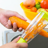 Hand Peeler for Fruits and Vegetables Collect Cup Kitchen Supplies Storage Peeler