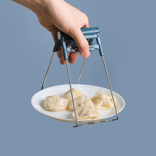 Kitchen Stainless Steel Retriever Tongs Bowl Dish Pan Anti-scald Plate Clip Removal Tool