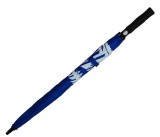 27 Inch Fiberglass Straight Extra Long automatic Golf Umbrella uv protection  Umbrella With Logo Prints