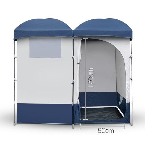 2021 homeful OEM pop up inflatable double changing dressing room tent with shower handle hook