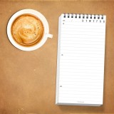 OEM Logo Small School Dairy Lined Paper Academic Spiral Undated Daily Agenda Planner Notebook Pad