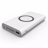 2019 newest smart fast charging 10000mah qi wireless powerbank mobile phone charger