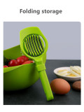 Stainless Color Box Hawthorn Mushroom Strawberry Egg Slicer Vegetable Slicer