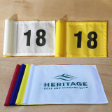 wholesale custom hanging small size putting green customized golf flag