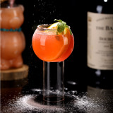 Wholesale bar round cocktail glass smoked molecule creative gourmet restaurant bar coffee glass ball cup