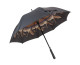 Double layer golf sport air vent umbrella