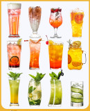 Unique beverage juice glass milk tea cup wheat beer cup