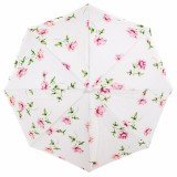 OEM Vintage style large beach umbrella fringes floral beach umbrella with tassel