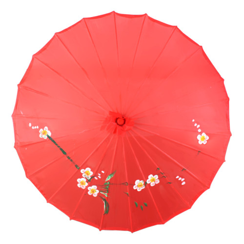 Chinese traditional handmade paper parasol custom paint cheap bamboo paper umbrella