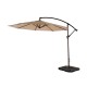 Adjustable Outdoor Garden Patio Roman Banana Hanging Umbrella Commercial Aluminum Parasol